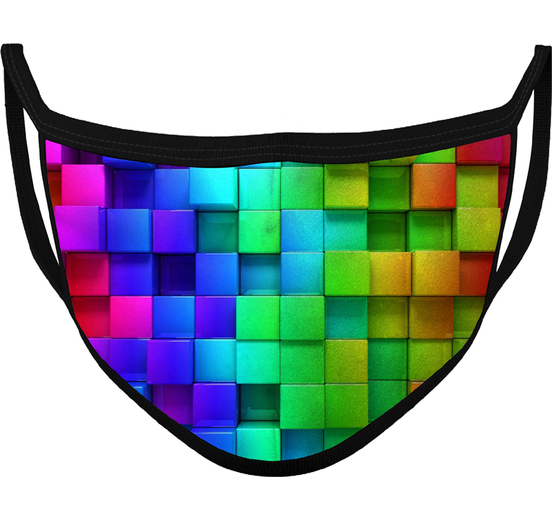 Custom Sublimation Printed Cotton Masks